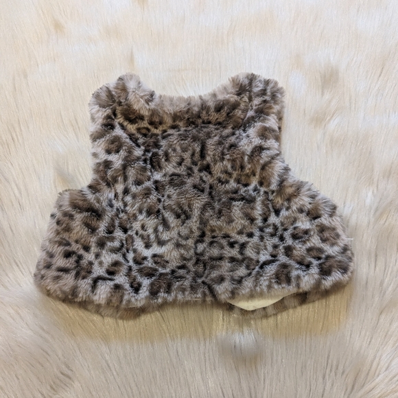 RZ by Rachel Zoe soft leopard print vest size 18 M - Picture 2 of 7